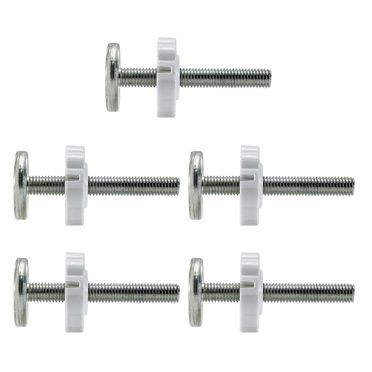 MIANGASTORE 5pcs Pressure Mounted Baby Gate Threaded Spindle Rod Adjustable Screw Bolt