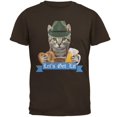 thumbnail image 1 of Oktoberfest Funny Cat Let's Get Lit Mens T Shirt, 1 of 1