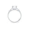 thumbnail image 2 of 1 1/2ct Cushion Diamond Solitaire Engagement Ring 14k White Gold, 2 of 3