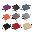 thumbnail image 2 of Langgg Portable Chair Mat For Stool In Indoor And Outdoor Settings Washable Square Seat Cushions Seat Pad Smoke gray, 2 of 6