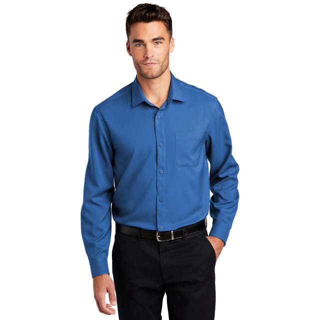 Port Authority Men's Long Sleeve Performance Staff Shirt W401
