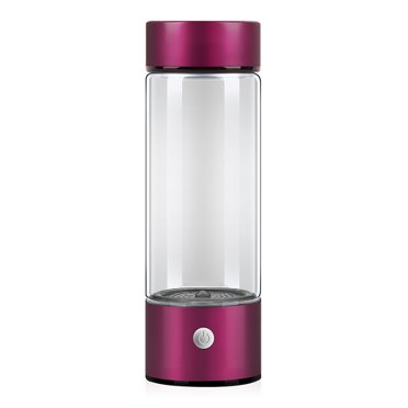 Yhmxh Water Bottle Portable Hydrogen Water Generator Technology Rechargeable Portable Glass Hydrogen Water Generator Bottle BPA Free Travel Bottles Juice Bottles