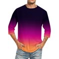 thumbnail image 1 of SDNall Shorts pour Hommes Hommes Imprimé Col Rond Décontracté Mode Manches Courtes Blouses Col Rond Chemises Chemises pour Hommes,T-Shirts à Manches Longues pour Hommes,Chemises à Manches Longues pour Hommes, 1 of 4