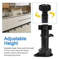 thumbnail image 1 of 20Pcs Furniture Feet Adjustable Cupboard Foot Leg Unit Cabinet Legs with Kick Board Clips for Kitchen Bathroom Cabinet, 1 of 5