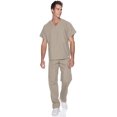 thumbnail image 4 of Landau Haut de Sarrau Médical pour Homme Standard Réversible à 1 Poche Coupe Classique Décontractée Durable à Col en V 7502, 4 of 8