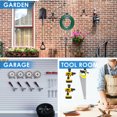 thumbnail image 5 of NUAHRHY 6pcs Garage Power Tool Hook Set Wall Mounted Power Tool Hanger Heavy Duty Garden Tool Organizer Rack String Trimmer Storage Hanger Support 55lbs Max Utility Hooks for Power Tool, 5 of 5