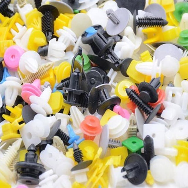 200Pcs Random Mixing Universal Car clips;car plastic clips;automobile Fender Plastic Clips Bumper Interior Decoration Auto Plastic Fastener