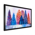 thumbnail image 2 of Designart Arbres de Noël Abstraits Traditionnels Art Mural Encadré, 2 of 4