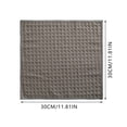 thumbnail image 3 of Kitchen Water Absorbent Lint Dishwashing Cloth Cleaning And Decontamination Scouring Pad Household Household Quick Drying Cleaning Rag 4PC Hand Cleaning Towels Fringe Hand Towels Lattice Towel Glass, 3 of 4