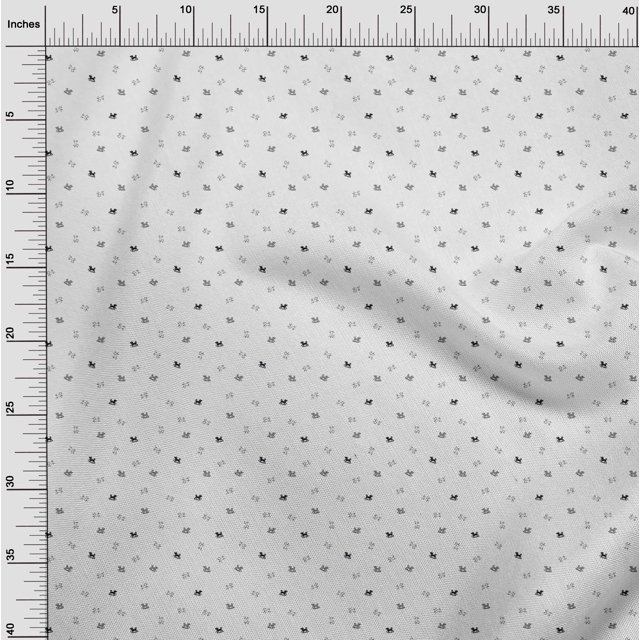 oneOone Organic Cotton Voile Fabric Dogs Animal Print Sewing Fabric BTY 42 Inch Wide