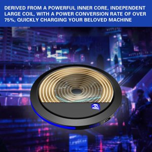 Birdeem 15W Fast Charging Disc Desktop Wireless Charger Exquisite Light
