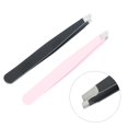 thumbnail image 3 of Eyebrow Tweezers 2Pcs Stainless Steel Eyebrow Facial Hair Removal Tweezers, 3 of 7