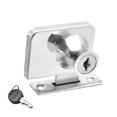 thumbnail image 1 of Showcase Lock Display Cabinet Sliding Glass Door Lock With Keys For 5-8mm Glass Wine Cabinet Lock Security Furniture Hardware, 1 of 5