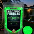 thumbnail image 2 of TTJ Yard Decor 2026 Colorful -in-the-Dark Garden Stones Night Guide Luminous Pebbles In The Dark Stepping Rocks Outdoor Landscaping Decor Glowing Stones 400pc, 2 of 9