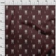 thumbnail image 2 of oneOone Viscose Chiffon Fabric Ikat Style Kasuri Print Fabric By The Yard 42 Inch Wide, 2 of 4