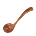 thumbnail image 2 of Wooden Spoon, Glossy Edges Easy To  Non Stick Pan Long Handle Spoon  For Food Stirring Type 2, 2 of 8