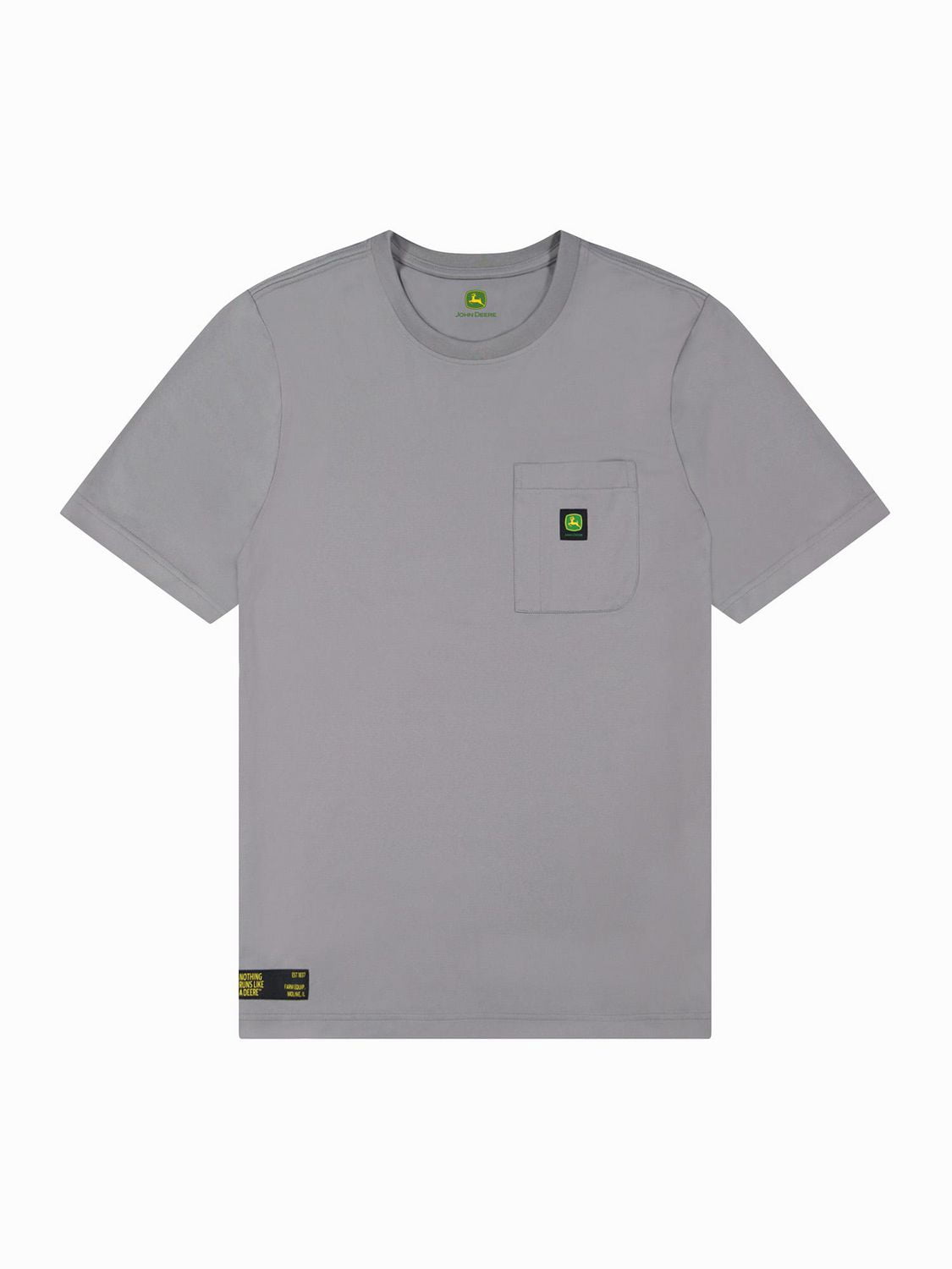 John Deere Men’s Short Sleeve CHILLWICK Pique Pocket Crew T-Shirt