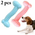 thumbnail image 1 of 2PCS Bone Dog Toy Interactive Dog Squeaky Toy Puppy Bite Toy Rubber Dog Toy, 1 of 10