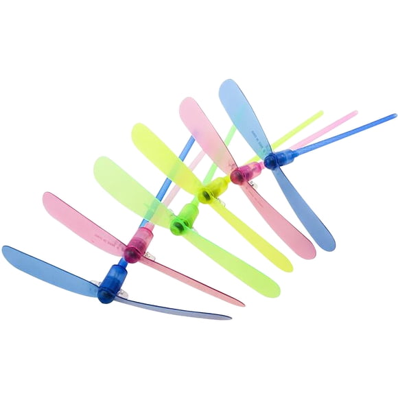 XFGOU Bamboo dragonfly Toys and Hobbies Toy LED Glowing Light-up Recollection Gift Of Plastic Childhood -Copter For Children Education Education
