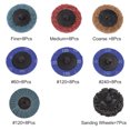 thumbnail image 2 of Unique Bargains 65 Pcs 2' Car Sanding Discs Nylon Roll Lock Surface Coarse Medium Fine Grit, 2 of 8