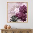 thumbnail image 3 of Designart Fleurs violettes et roses vintage I ART MURAL À CADRE FLOTTÉ, 3 of 4