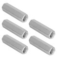 thumbnail image 2 of Long Nuts, Carbon Steel M10x40/50 Threaded Fasteners Maintenance Accessories Hex Thread Nut, 5pcs For Office Appliance Home Appliance, 2 of 8