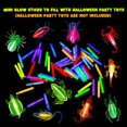 thumbnail image 2 of POPGIFTU 200 Mini Glow Sticks (1.96") &acirc;?? 8 Bright Colours, Bulk Glow-in-the-Dark Sticks for, 2 of 9