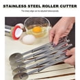 thumbnail image 3 of 3 Wheel Stainless Steel Pizza Wheel Cutter Adjustable Dough Divider for Pastry Pizza Pasta Cakes Cookies Kitchen Baking Tool, 3 of 7