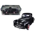 thumbnail image 1 of Motormax 73170AC-MTBK 1940 Ford Pickup Noir Mat 1/18 Voiture Miniature Moulée sous Pression par Motormax, 1 of 1