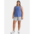 thumbnail image 4 of Athletic Works Shorts de Gym de Performance ButterCore Doux pour Femmes et Femmes Grande Taille, Offerts en Lot de 2, Taille 3X, 4 of 6