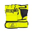 thumbnail image 1 of koolsoo Gants MMA Demi-Doigt Professionnels sparring grappling Homme Femme protection de la Main Jaune, 1 of 1