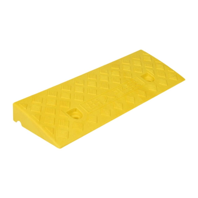 Esquirla Rampe de Gourmette Bricolage Multifonctionnelle Tapis de Pente en Bord de Route pour Camions à Main Automobiles Tondeuses Jaune