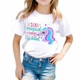 thumbnail image 1 of TZEWGL Chemise Mignonne pour Fille Garçon Imprimé Col Rond Manches Courtes Ample pour Bébés Taille 12-13T, 1 of 4