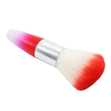 TopLLC Brosses Nettoyantes pour Art des Ongles Colorées Outil pour Gel Acrylique Poudre Kit de Dissolvant Brosse