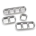 thumbnail image 3 of Plateau Extérieur en Acier Inoxydable à Compartiments, Bol à Trempette, Vaisselle de Camping Portable et Pratique, 3 of 3