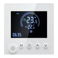 thumbnail image 1 of Programmable Smart Wall-Mounted Thermostat with NTC Sensor, LCD Display, Touch Buttons, Electric Floor Heating Digital Thermostat for Home Room Temperature Controller, 1 of 8