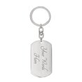 thumbnail image 2 of Ten Commandments Spanish Diez Mandamientos Bible Keychain Stainless Steel or 18k Gold Dog Tag, 2 of 8