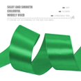 thumbnail image 3 of ORUYROP 1-1/2 Inch Wide Double Face Satin Ribbon-25 Yards,Gift Bag Decoration Wedding Chair Back Handmade Bow (Dark Green), 3 of 6