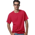 thumbnail image 1 of Hanes ComfortBlend EcoSmart Men`s Crewneck T-Shirt, S, Deep Red, 1 of 1