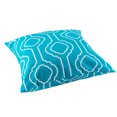 thumbnail image 2 of Outdoor Square Cushion 18in - Bright Blue Geo, 2 of 3