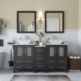 thumbnail image 1 of Vanity Art 60 in. W Double Sink Bathroom Vanity with Engineered Marble Top and Two Free Mirror, 1 of 10