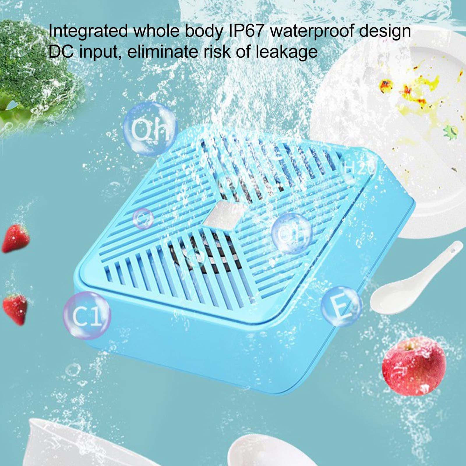 Sentmoon Dishwasher for Home Use Mini No Installation Fully Automatic Vegetable Fruit Seafood Washing Electrolytic Artifact