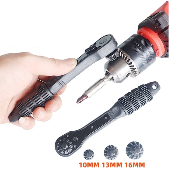 Sale Today Clearance! 4-Piece Iron Drill Wrench Set, Heavy-Duty Adjustable Wrenches, Durable Iron Drill Tool Kit, Multi-Size Wrenches for Auto Repair, Mechanics, and DIY Projects