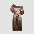 thumbnail image 5 of TIMIFIS Robe Moulante Crayon de Soirée Sans Manches en Similicuir pour Femme, 5 of 5