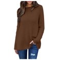 thumbnail image 2 of DPTALR Womens Winter Long Sleeve Round Neck Pullover Sweater, 2 of 6