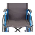 thumbnail image 5 of Fauteuil Roulant Blue Streak avec Accoudoirs Rabattables, Repose-Pieds Surélevés, Siège 20 Pouces", 5 of 5