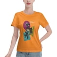 thumbnail image 1 of T-Shirt Basique à Manches Courtes pour Femmes Style de Rue Demon Slayer, 1 of 6