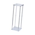 thumbnail image 2 of Acrylic Vases Wedding Centerpieces Rectangular Clear Flowers Stand Display Column Flower Flowers for Shelf Party Wedding Table Decor 40cm x 20cm, 2 of 8