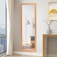 thumbnail image 4 of Costway Door Wall Mounted Mirror Full Length Hanging Wood Frame Mirror Decor Golden, 4 of 8