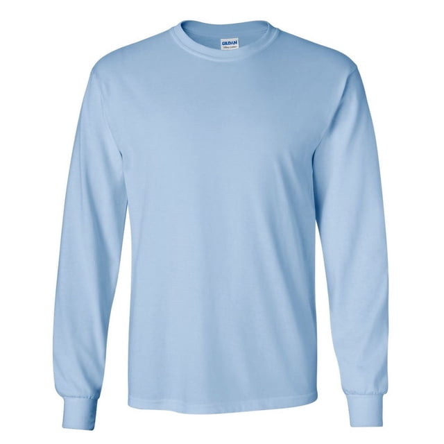 Gildan T-Shirt à Manches Longues en Coton Ultra Uni à Col Ras du Cou pour Hommes